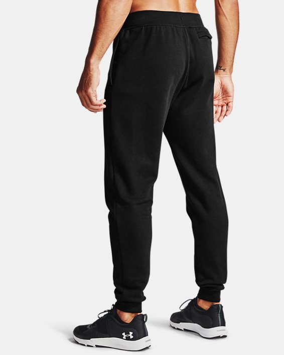 Pantalon de jogging UA Rival Cotton pour homme, Black, pdpMainDesktop image number 1